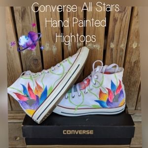 Converse All Stars Hand Painted OPT.White HT,Sz11